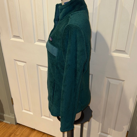 Women’s Patagonia Re-Tool snap T pullover Tasmanian Teal Fleece Sz Large NWT - Picture 3 of 6